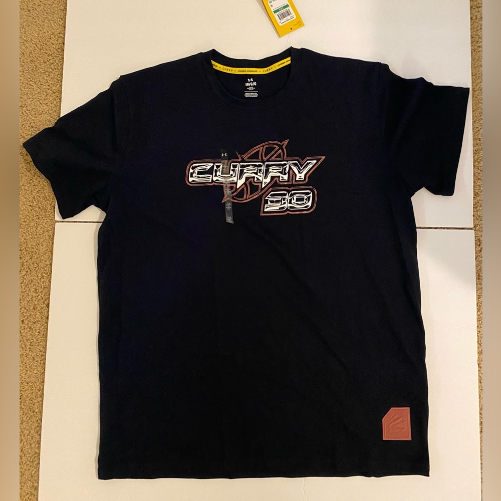 Curry Brand Under Armour T-Shirt New Heavyweight Mens Size Lg